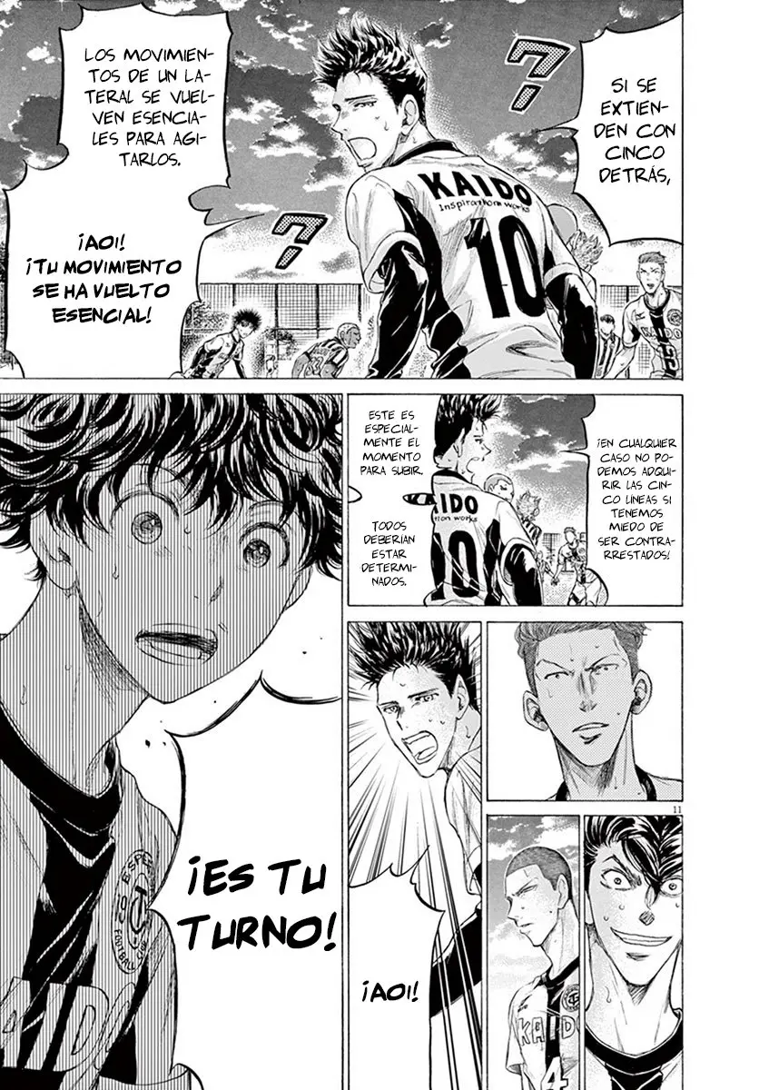 Ao ashi capítulo 186, página 12