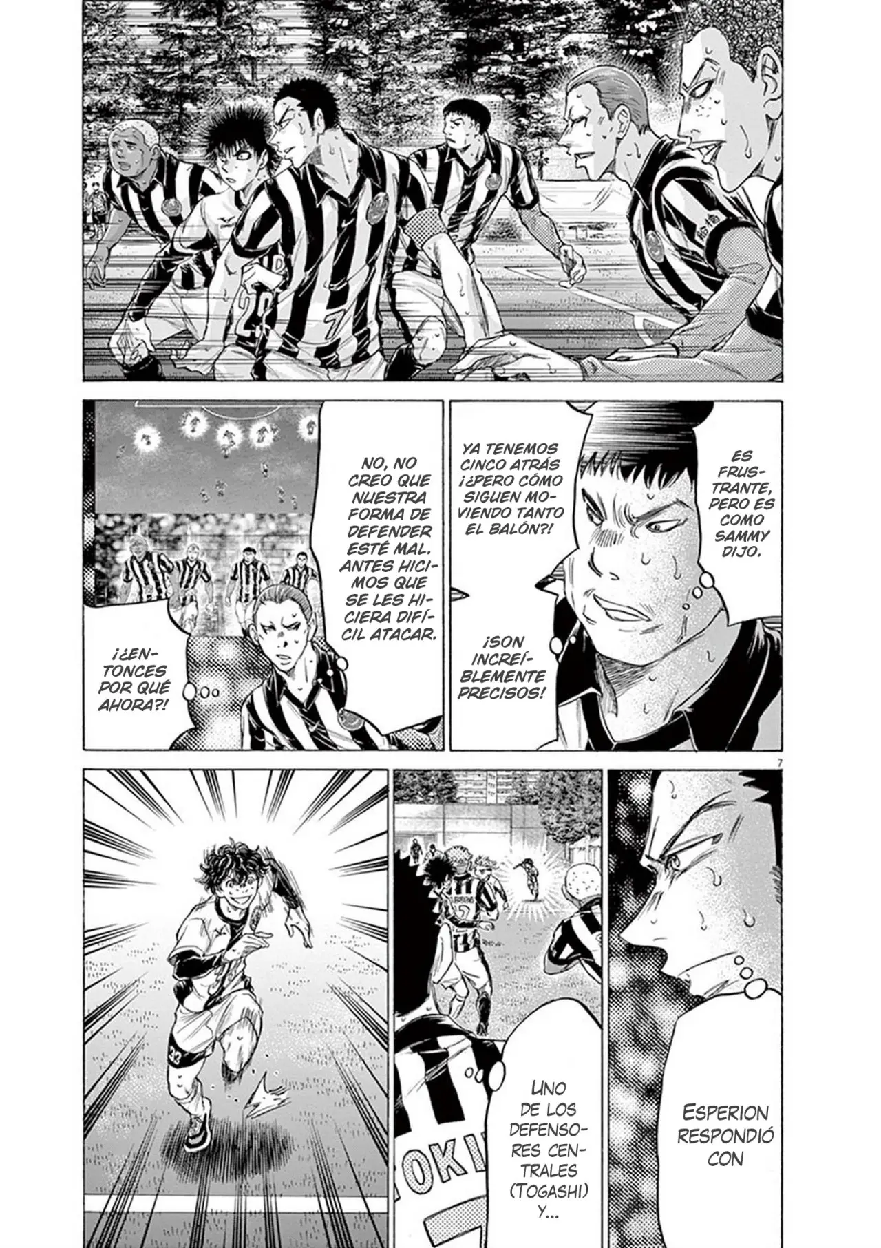 Ao ashi capítulo 187, página 8