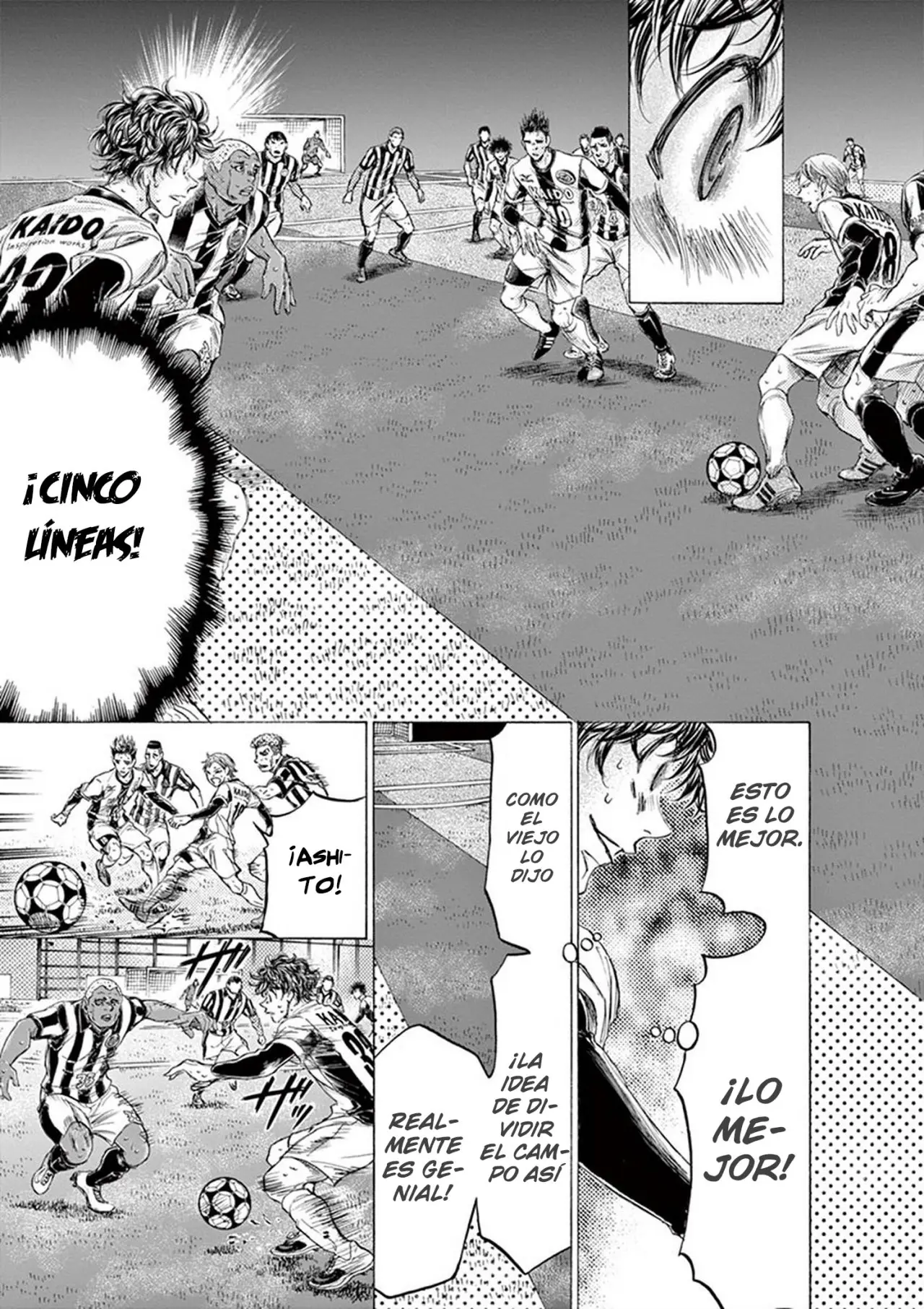 Ao ashi capítulo 187, página 10