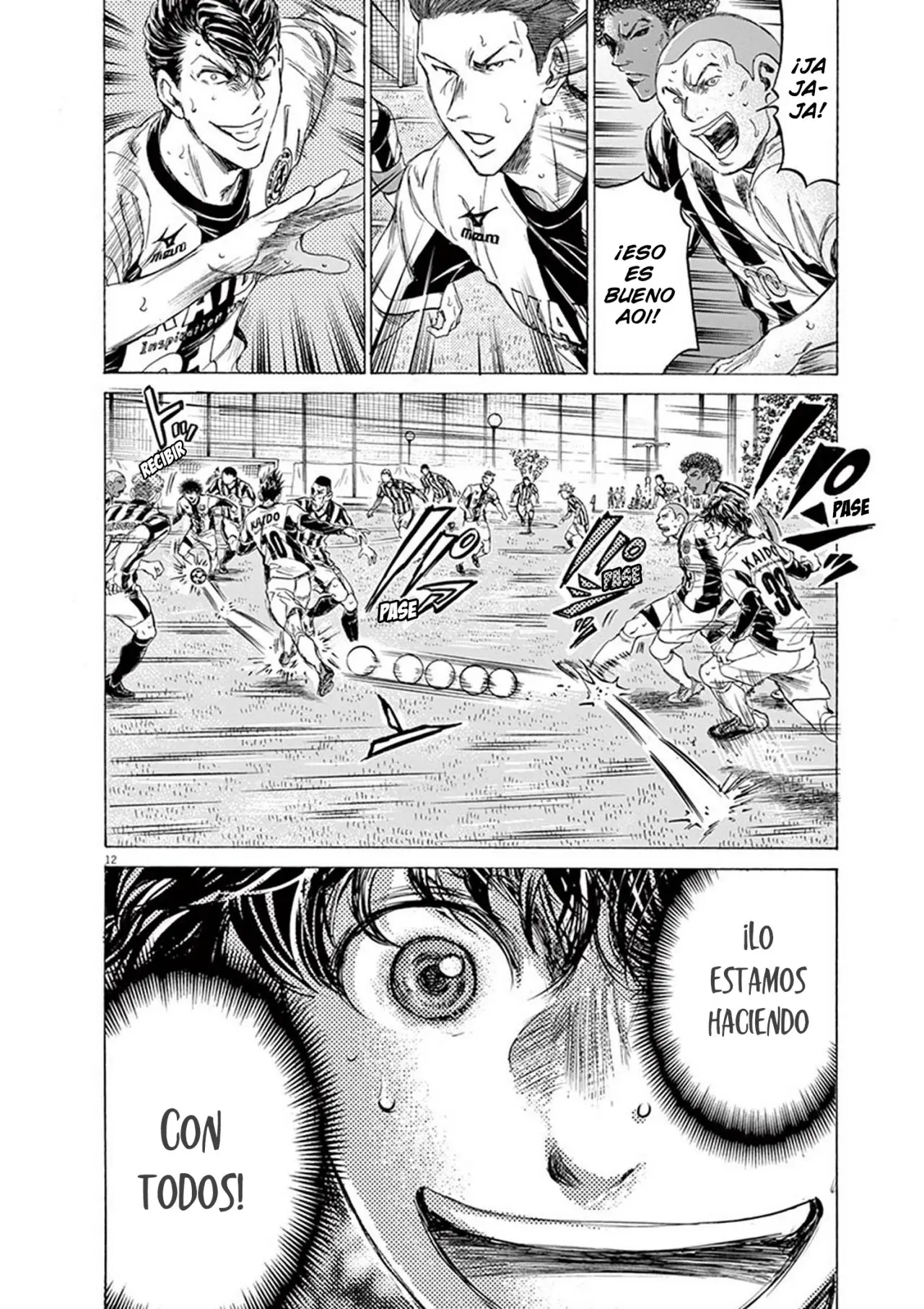 Ao ashi capítulo 187, página 13