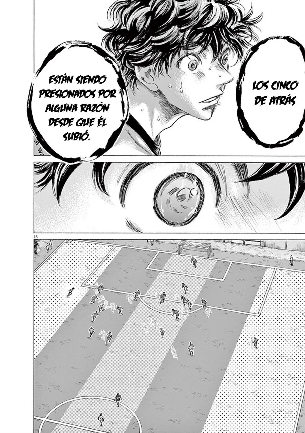 Ao ashi capítulo 187, página 17