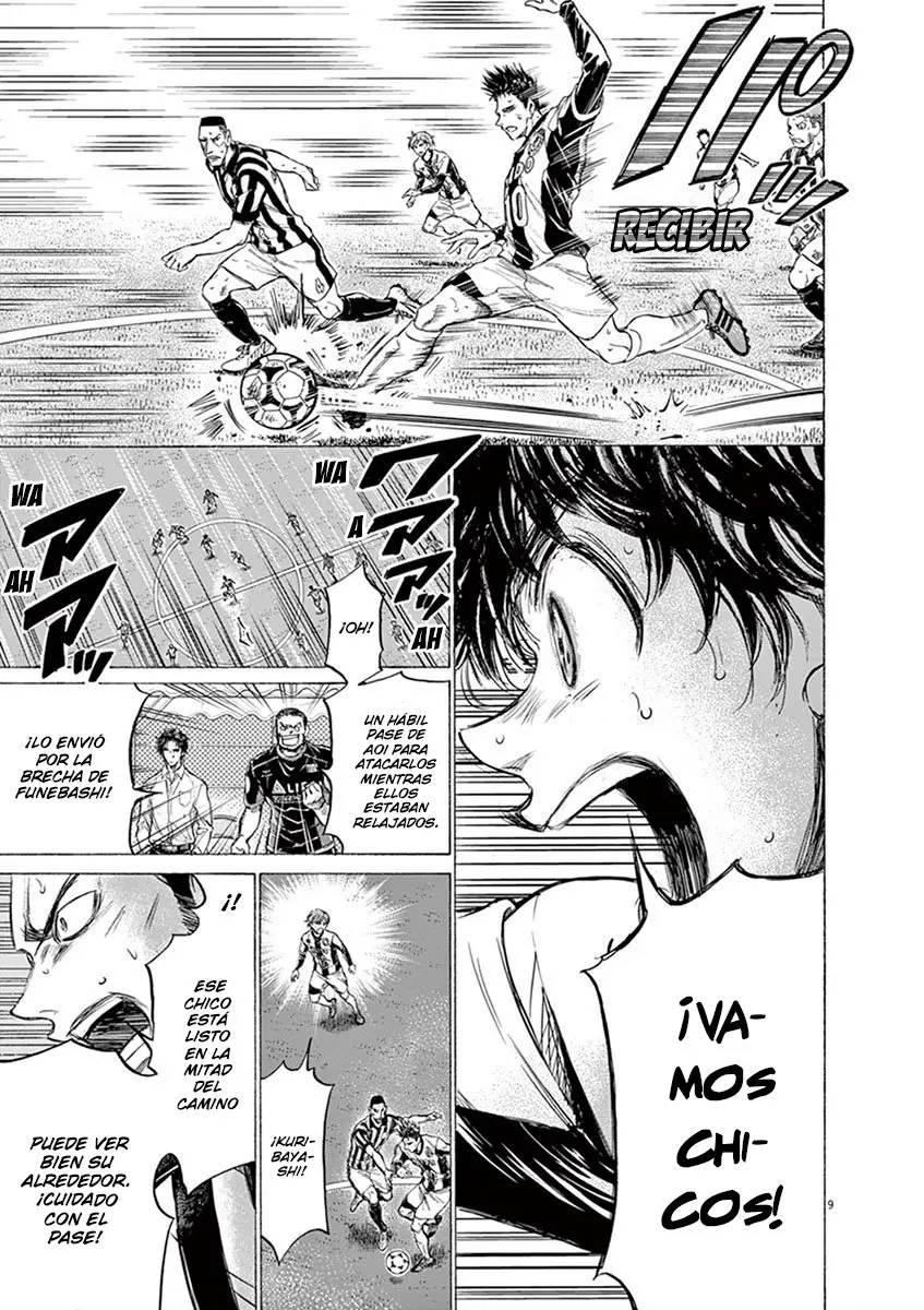 Ao ashi capítulo 192, página 10