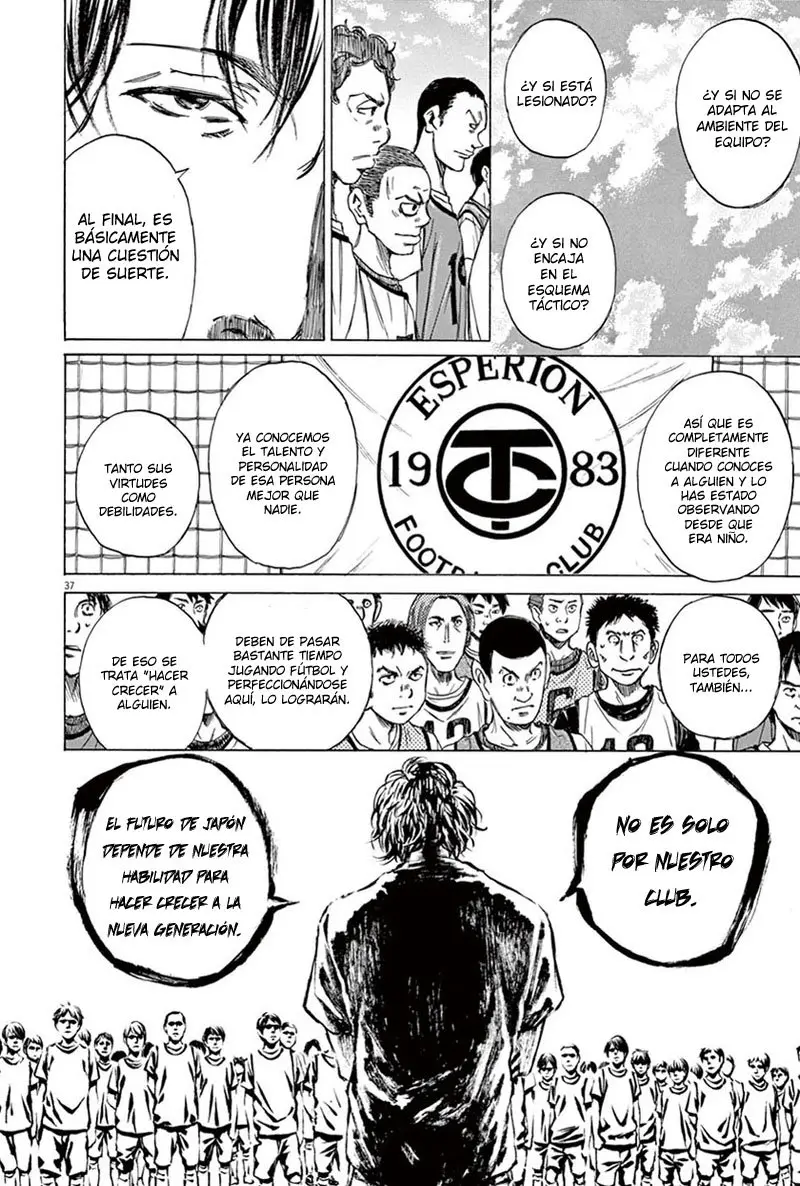 Ao ashi capítulo 2, página 37