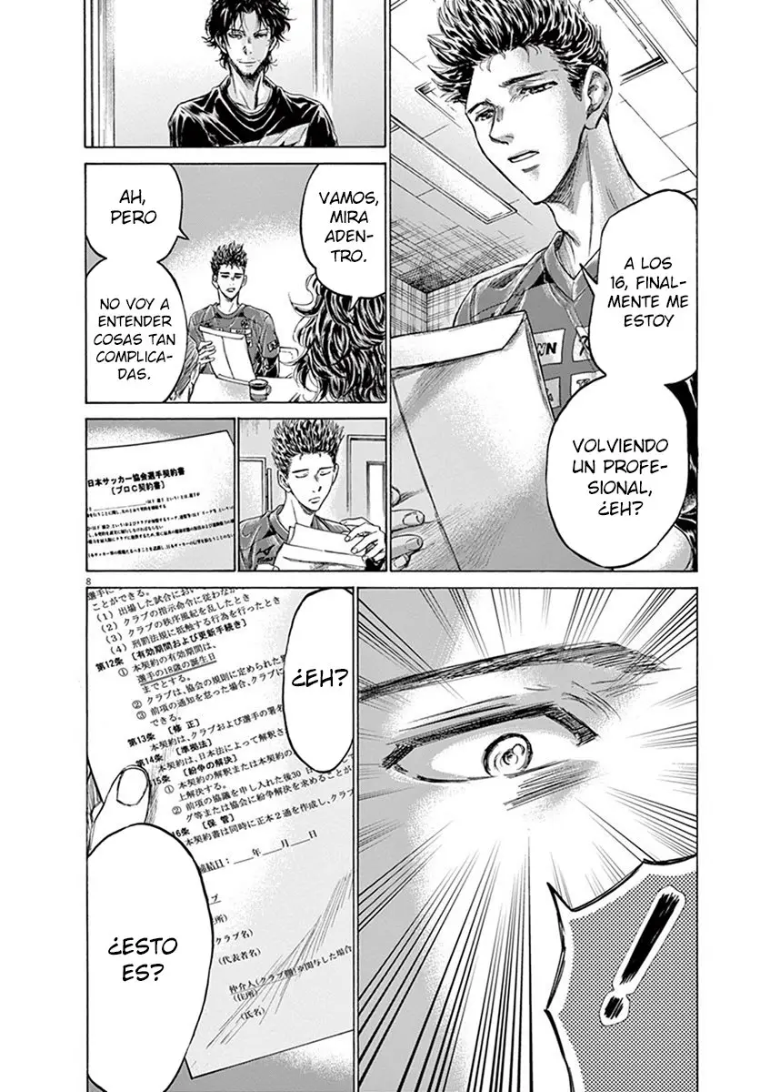 Ao ashi capítulo 205, página 9