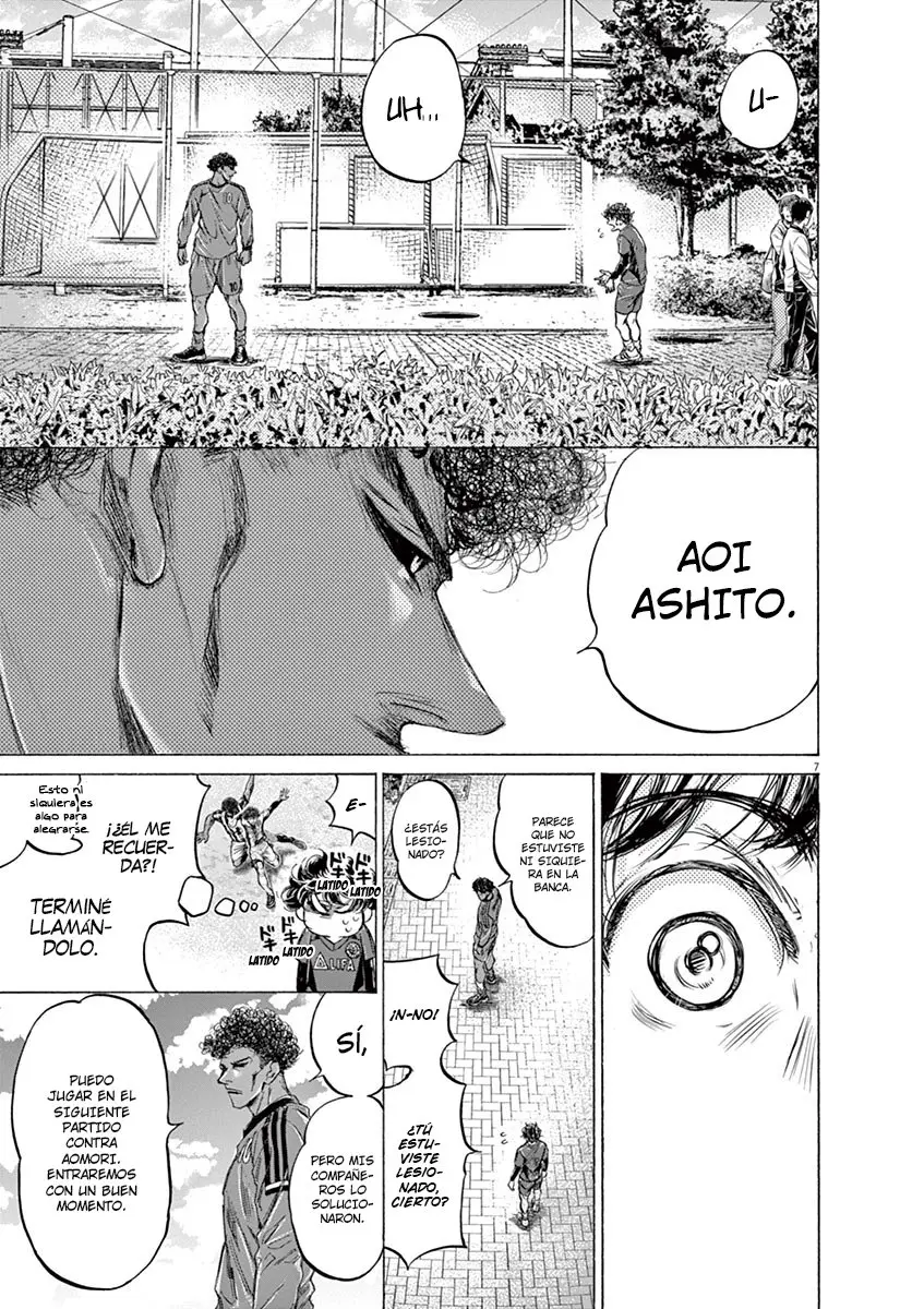 Ao ashi capítulo 217, página 8