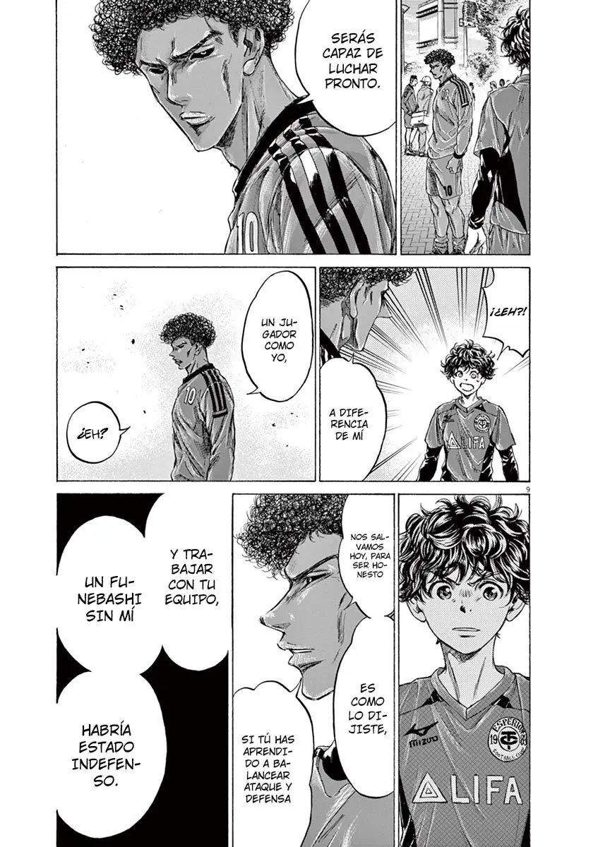 Ao ashi capítulo 217, página 10