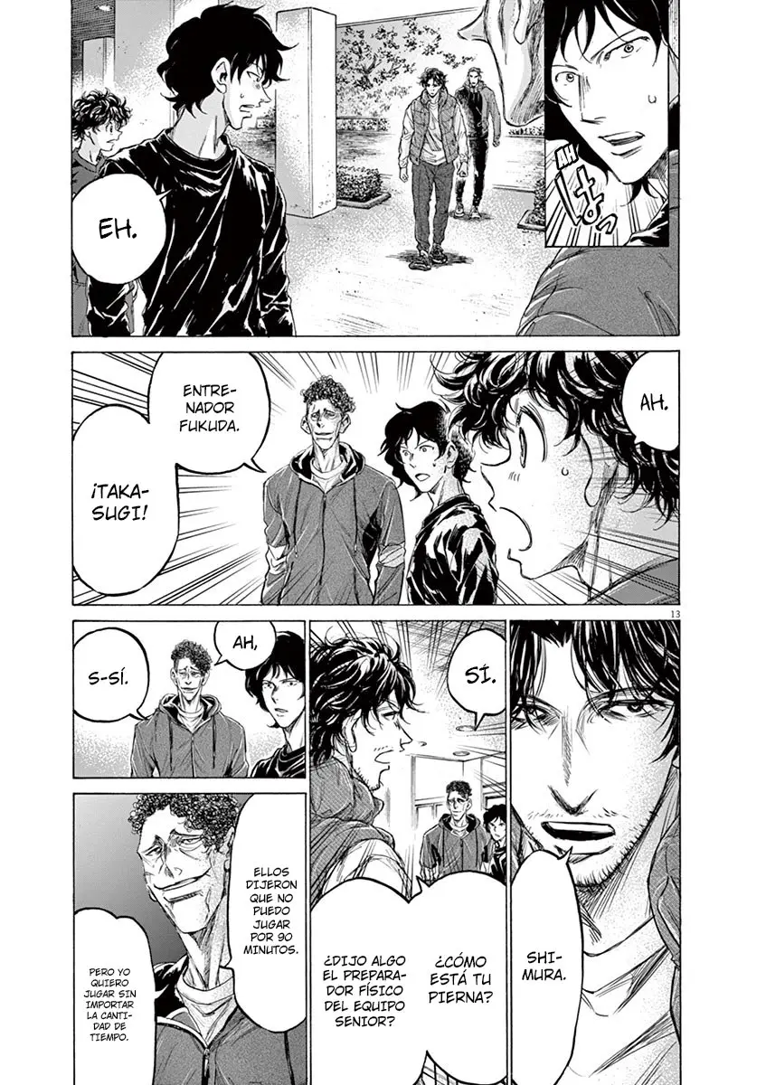 Ao ashi capítulo 218, página 14