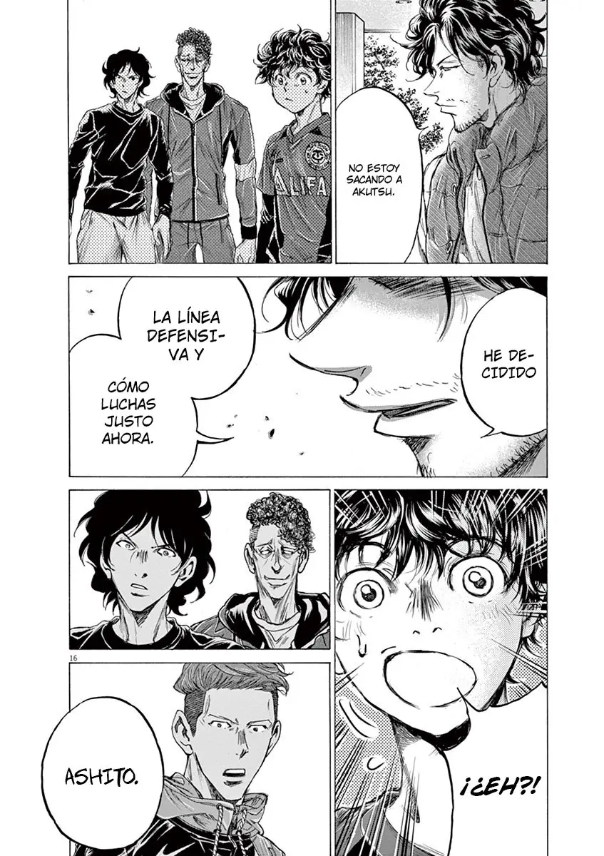 Ao ashi capítulo 218, página 17