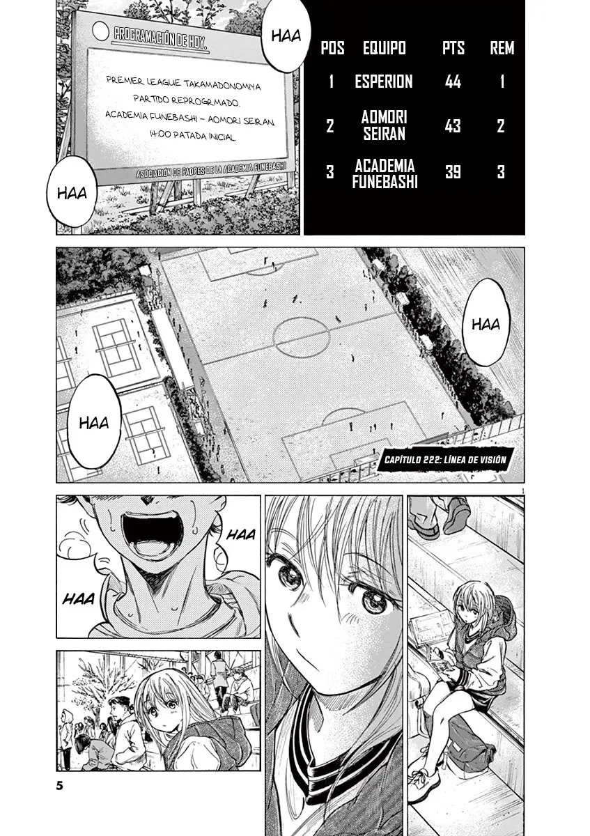 Ao ashi capítulo 222, página 7