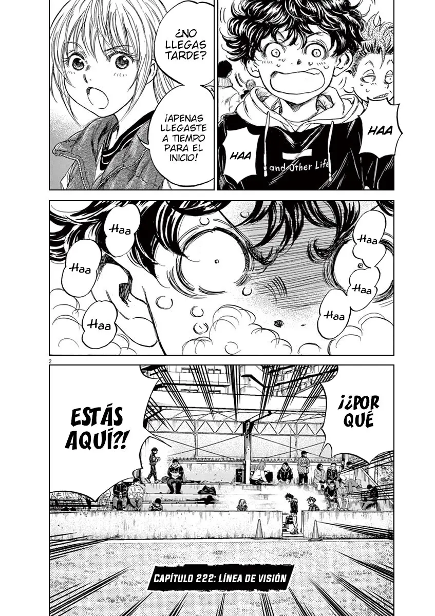 Ao ashi capítulo 222, página 8