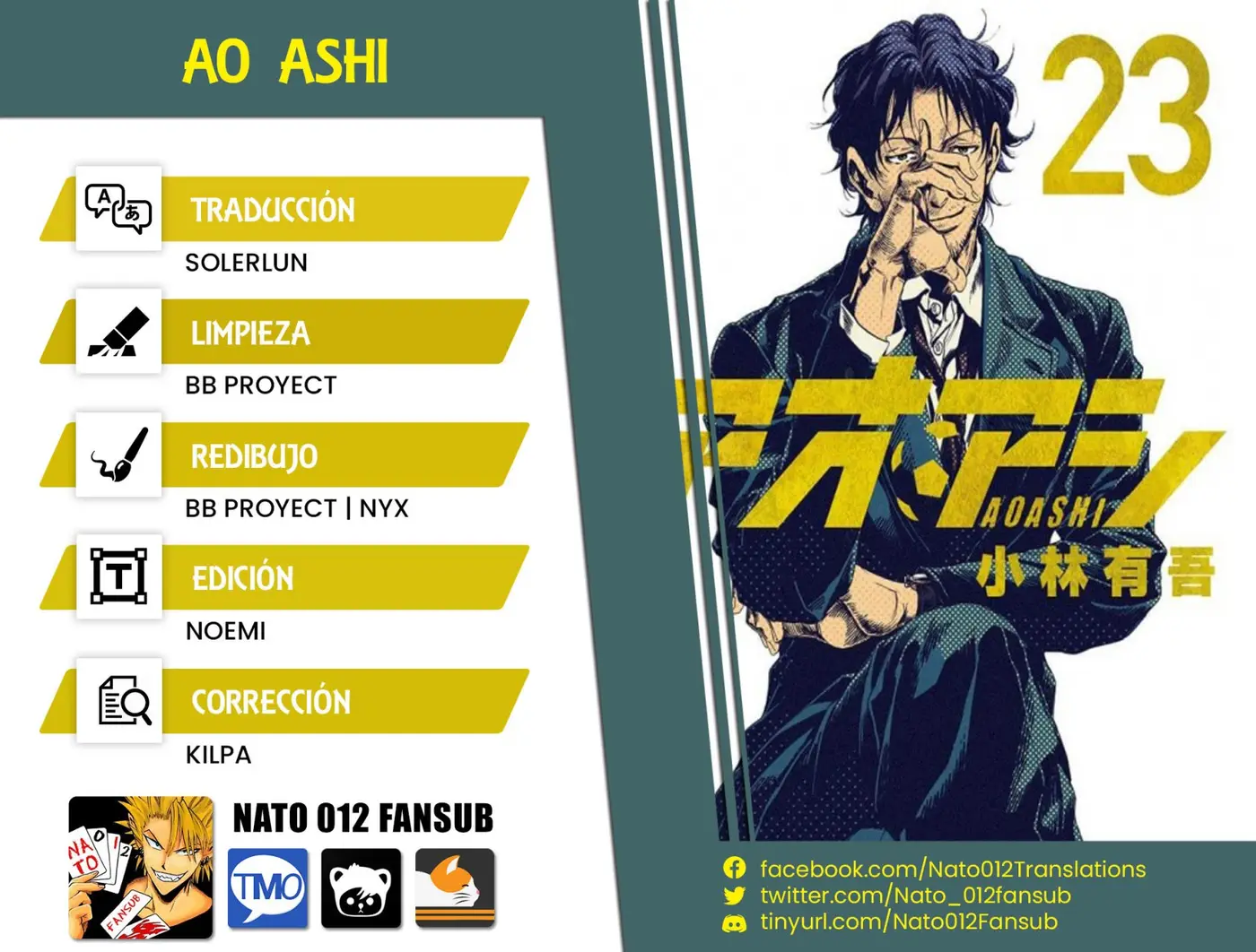 Ao ashi capítulo 239, página 1