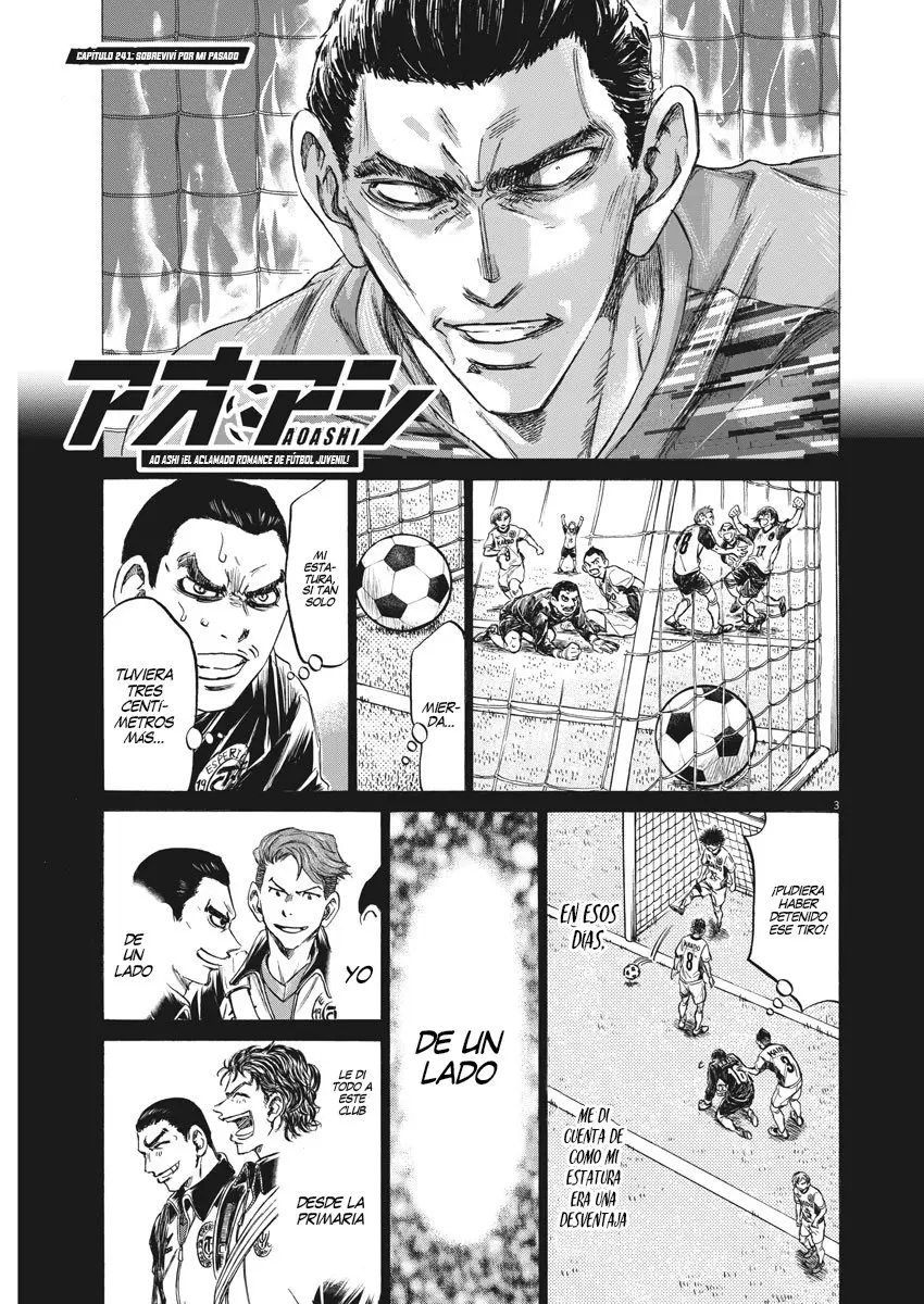 Ao ashi capítulo 241, página 4