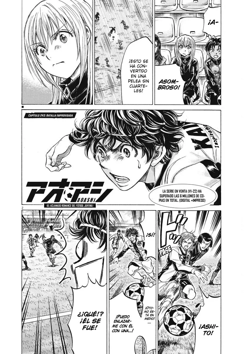 Ao ashi capítulo 243, página 3