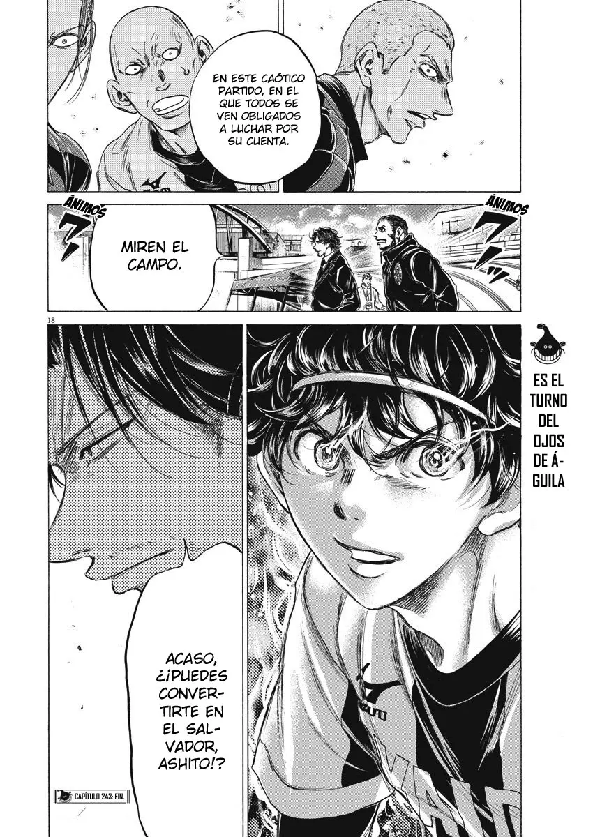 Ao ashi capítulo 243, página 19