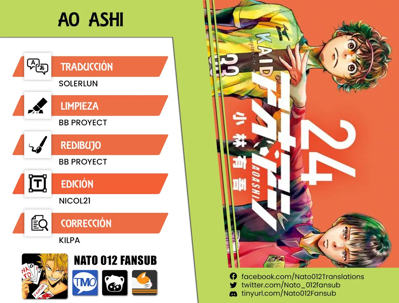 Ao ashi capítulo 244, página 1