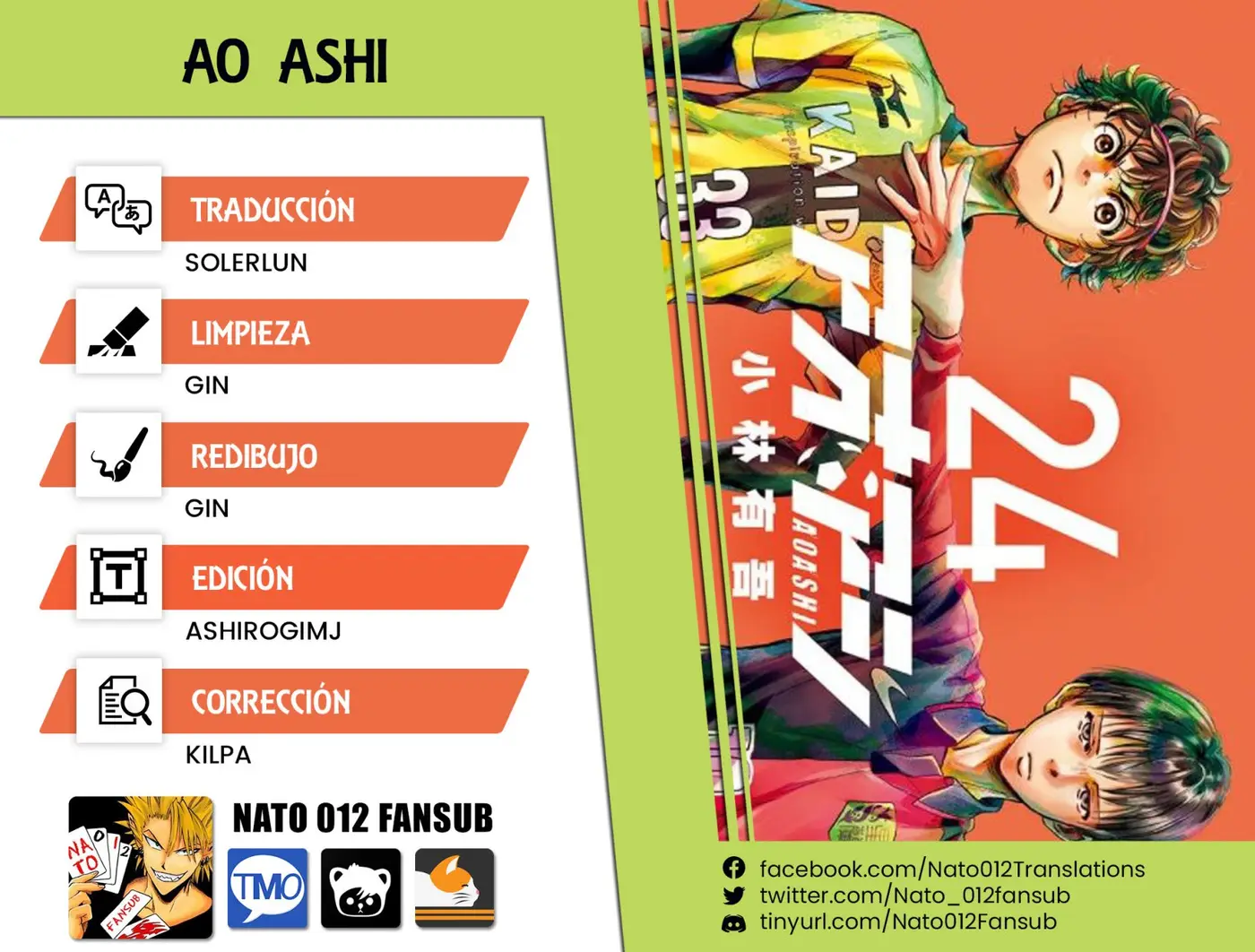 Ao ashi capítulo 249, página 1