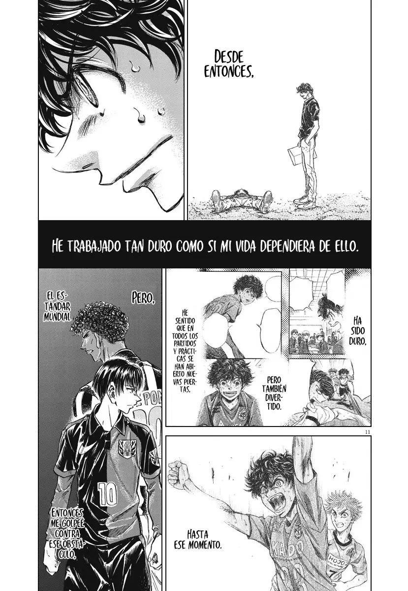 Ao ashi capítulo 251, página 12