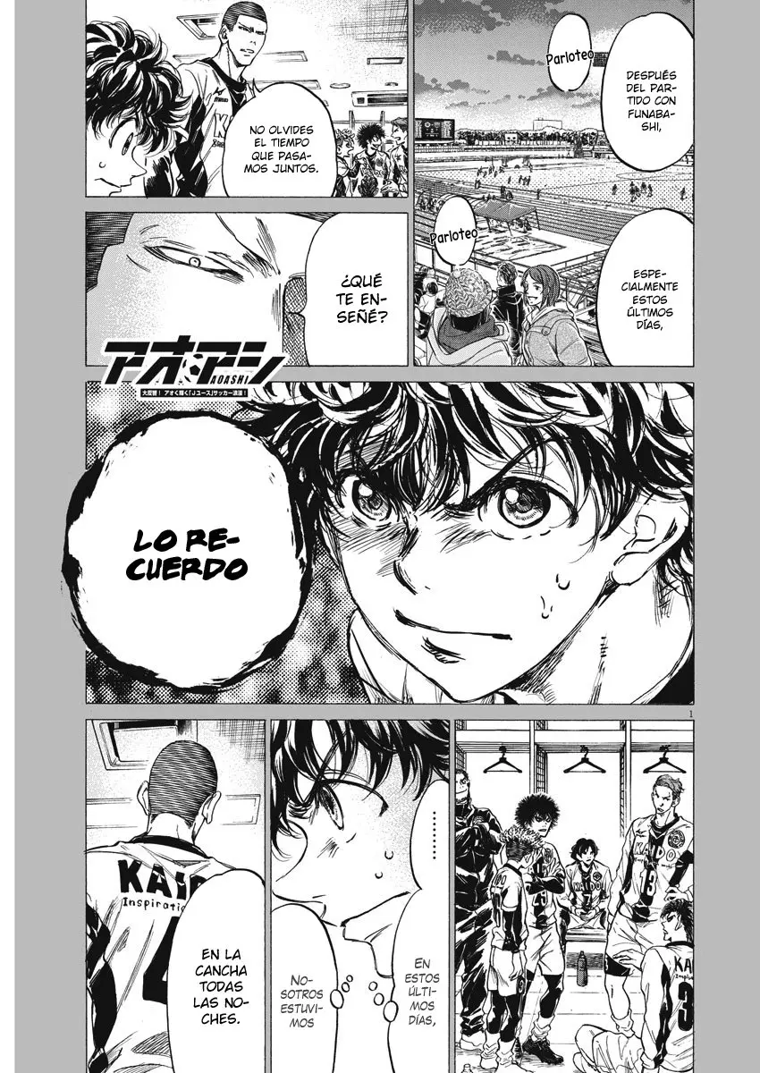 Ao ashi capítulo 252, página 8
