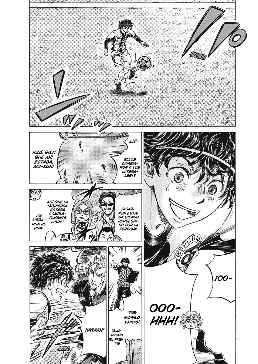Ao ashi capítulo 255, página 12