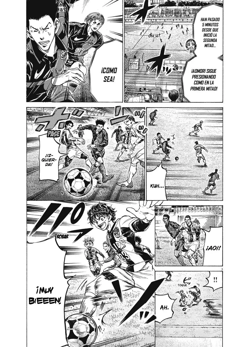 Ao ashi capítulo 256, página 4