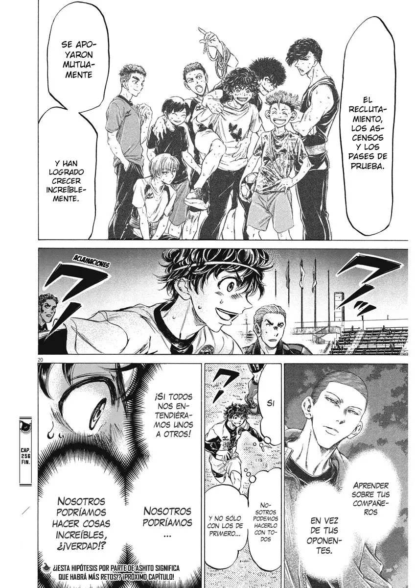 Ao ashi capítulo 256, página 21