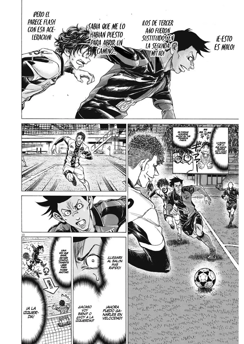 Ao ashi capítulo 257, página 11