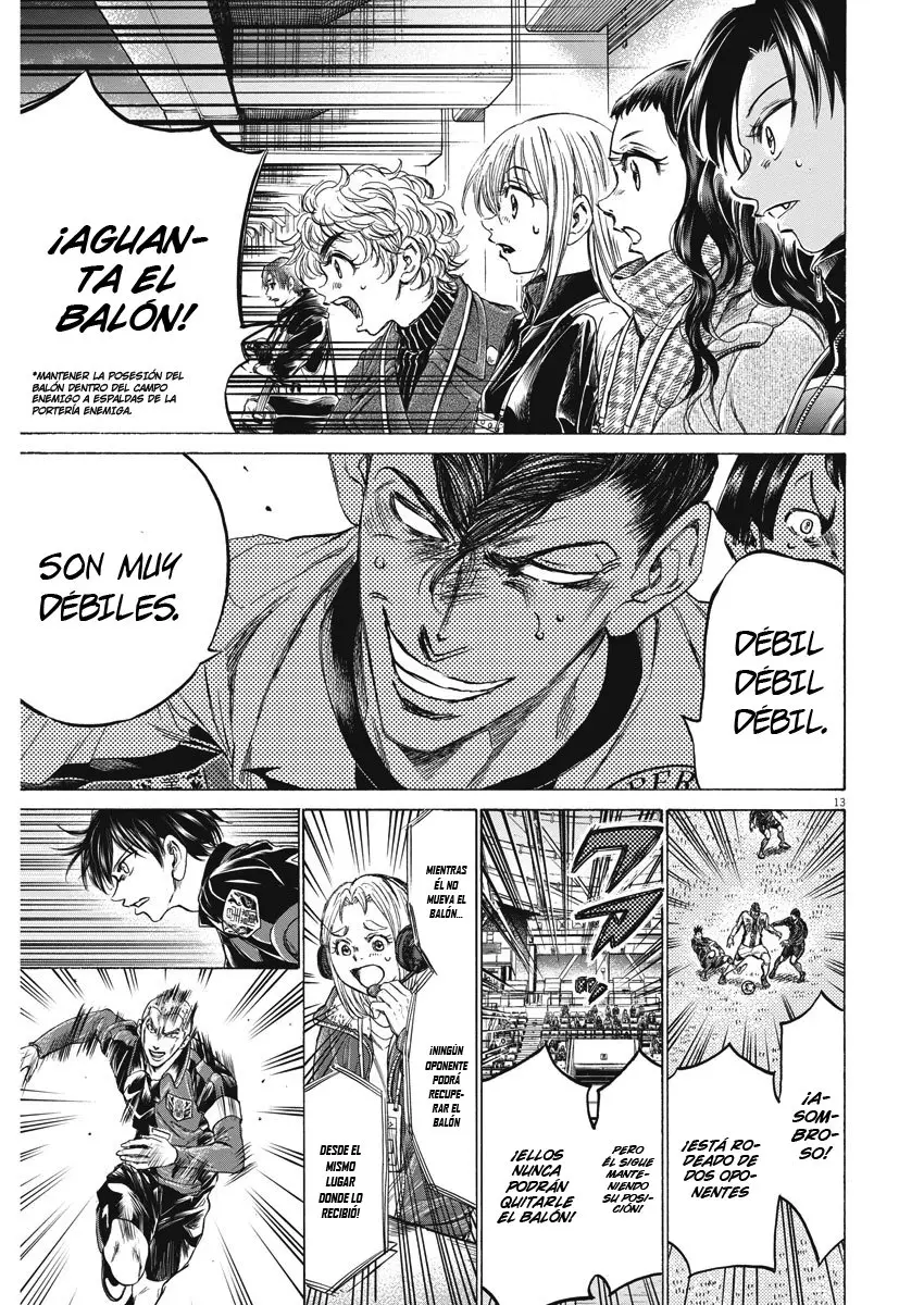 Ao ashi capítulo 258, página 14