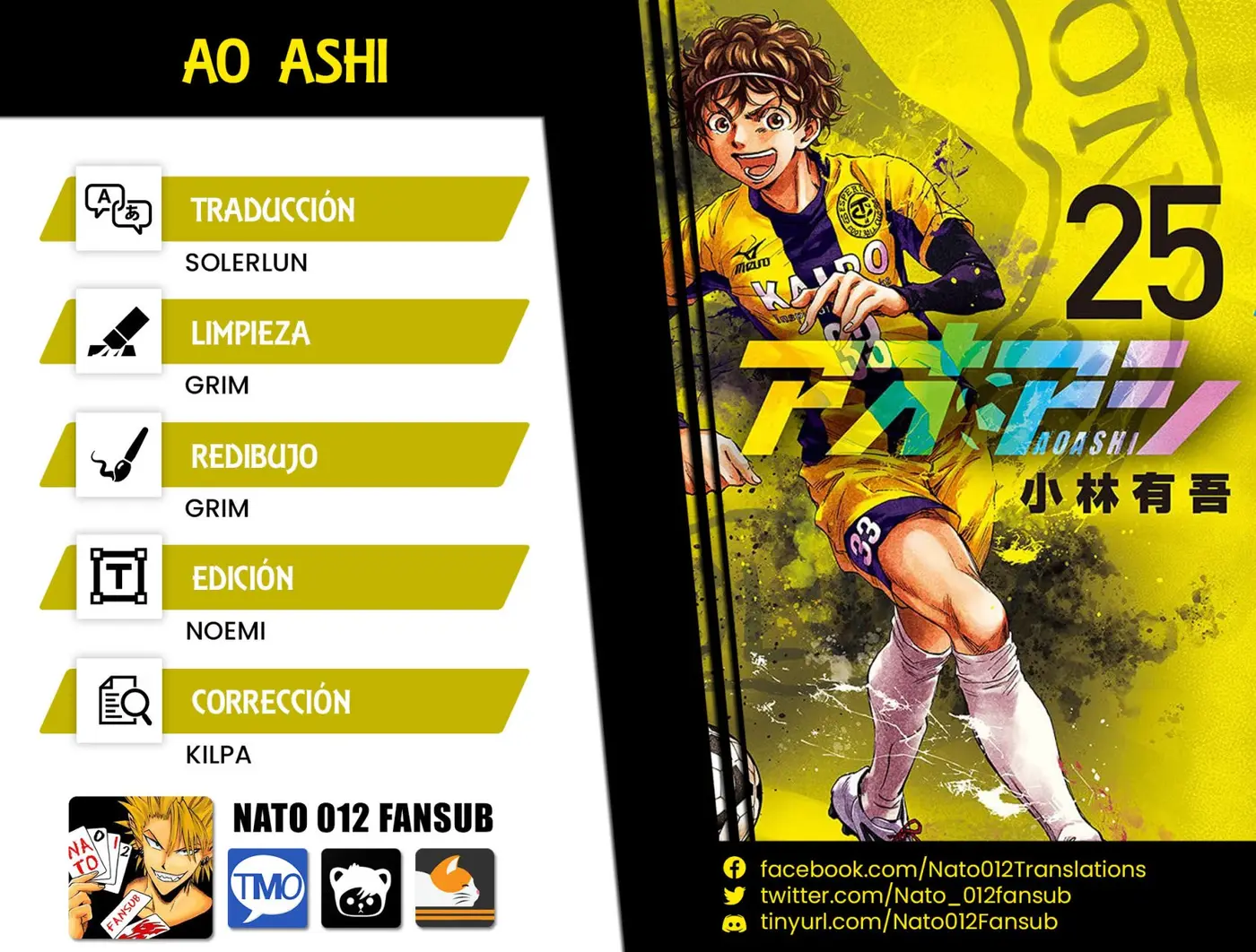 Ao ashi capítulo 259, página 1