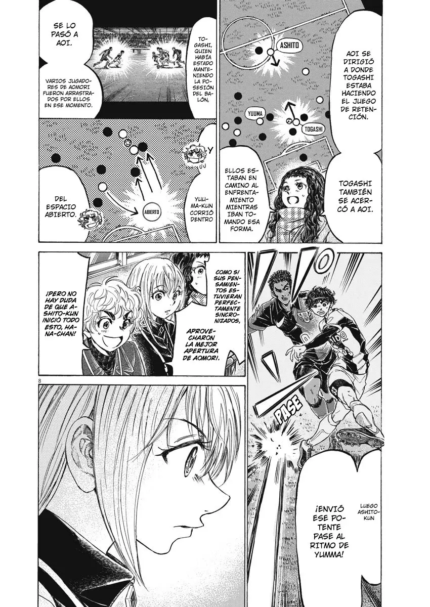 Ao ashi capítulo 262, página 9