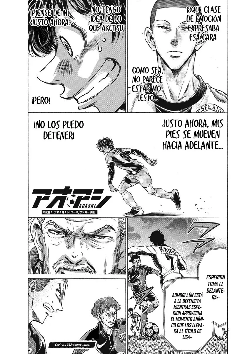 Ao ashi capítulo 263, página 2