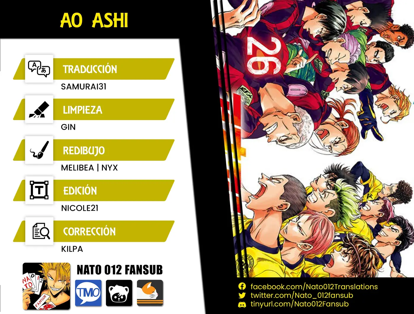 Ao ashi capítulo 264, página 1