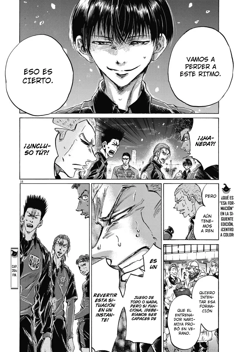 Ao ashi capítulo 264, página 19