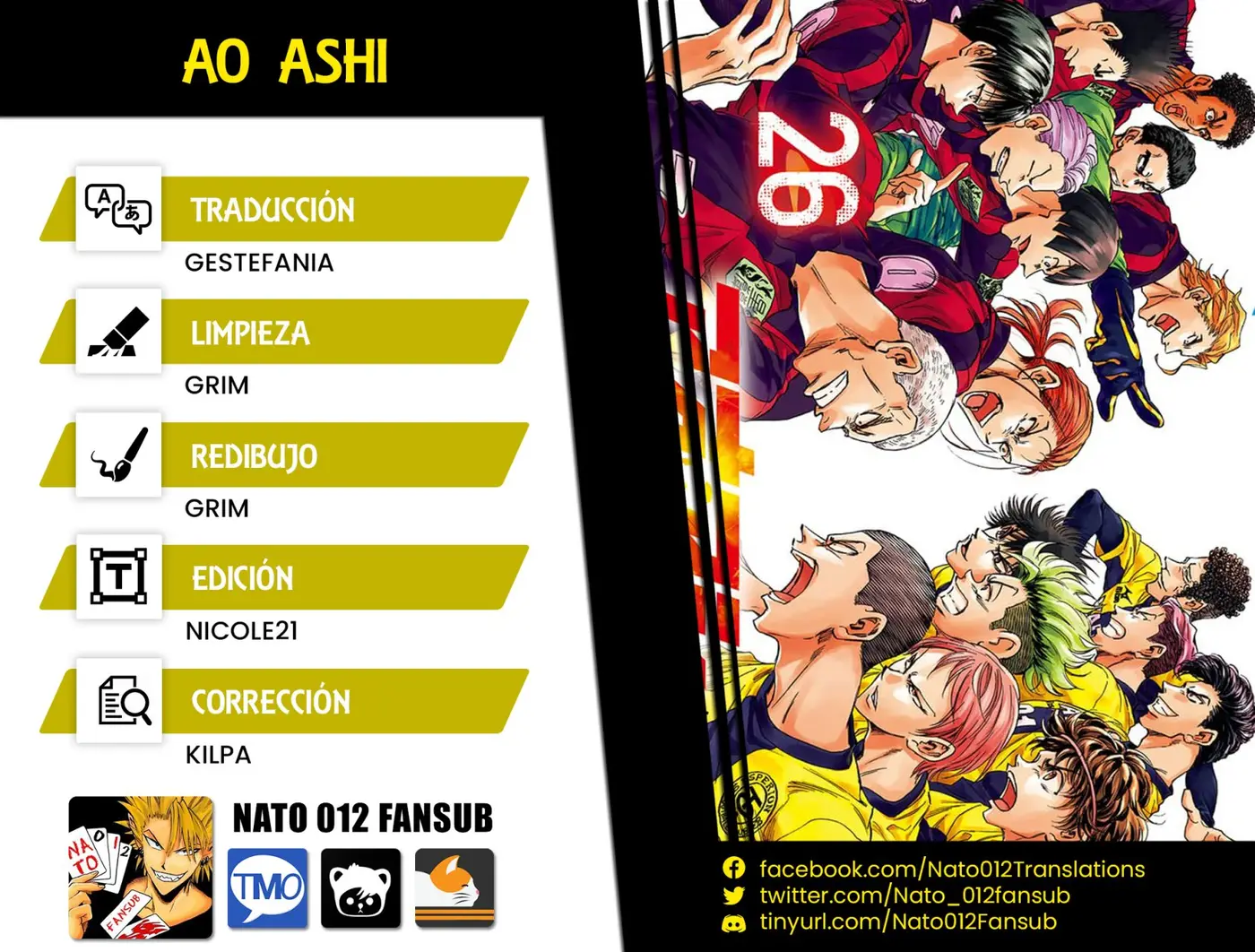 Ao ashi capítulo 265, página 1