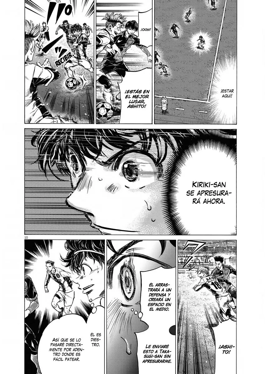 Ao ashi capítulo 265, página 10
