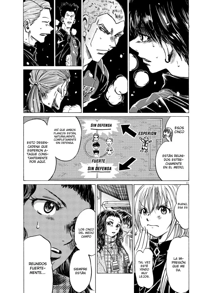 Ao ashi capítulo 266, página 12