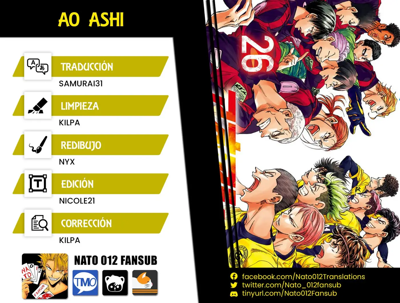 Ao ashi capítulo 270, página 1