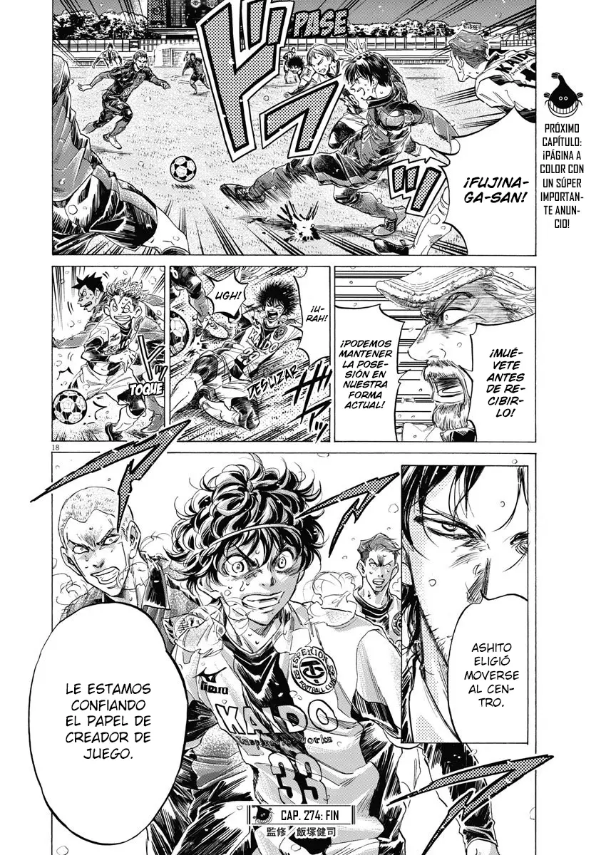 Ao ashi capítulo 274, página 19