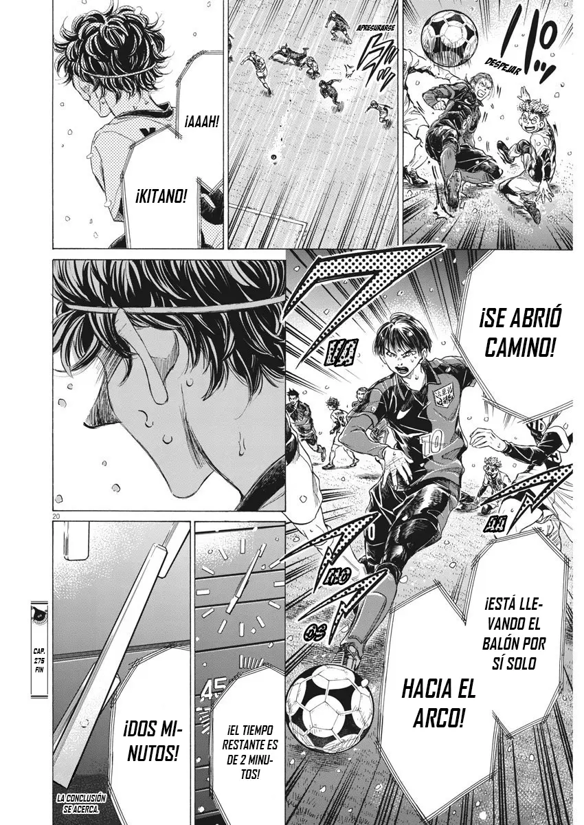 Ao ashi capítulo 275, página 20
