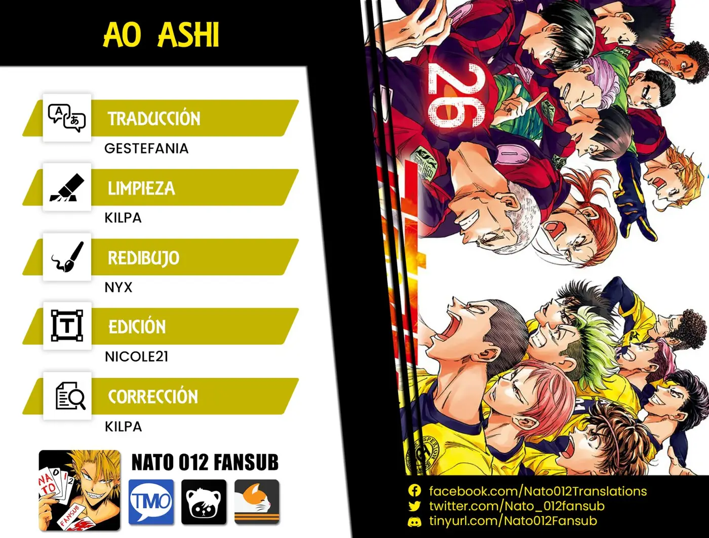 Ao ashi capítulo 276, página 1