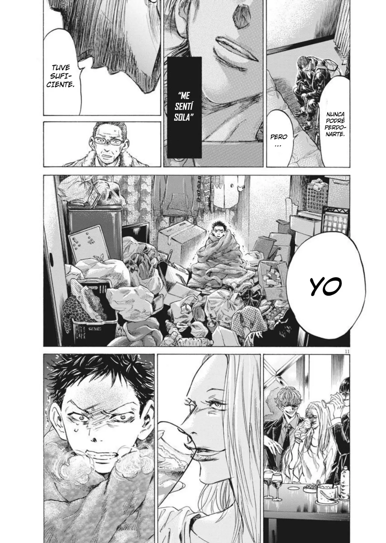 Ao ashi capítulo 277, página 12