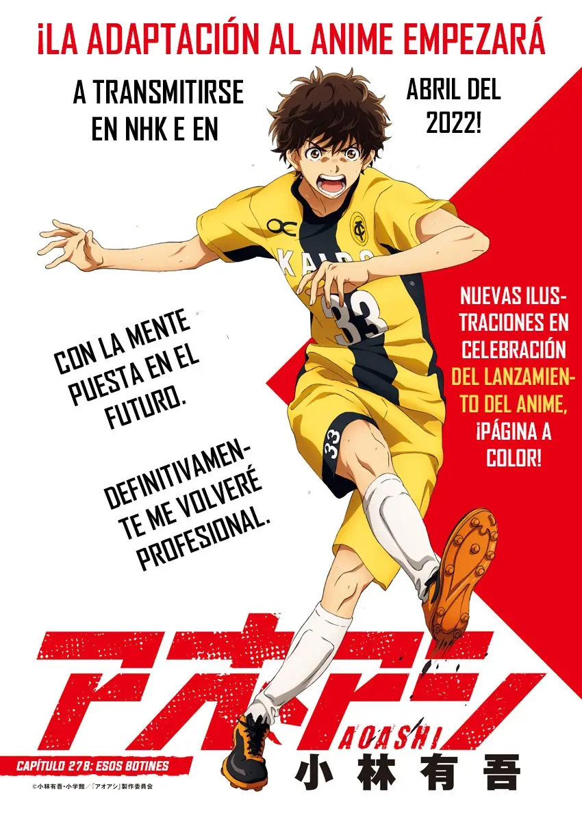 Ao ashi capítulo 278, página 2