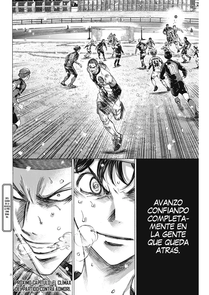Ao ashi capítulo 278, página 21
