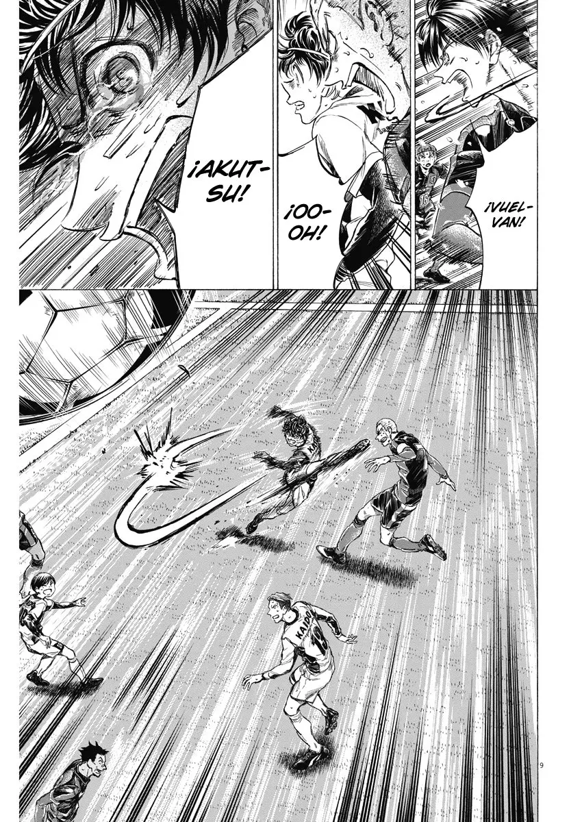 Ao ashi capítulo 279, página 9