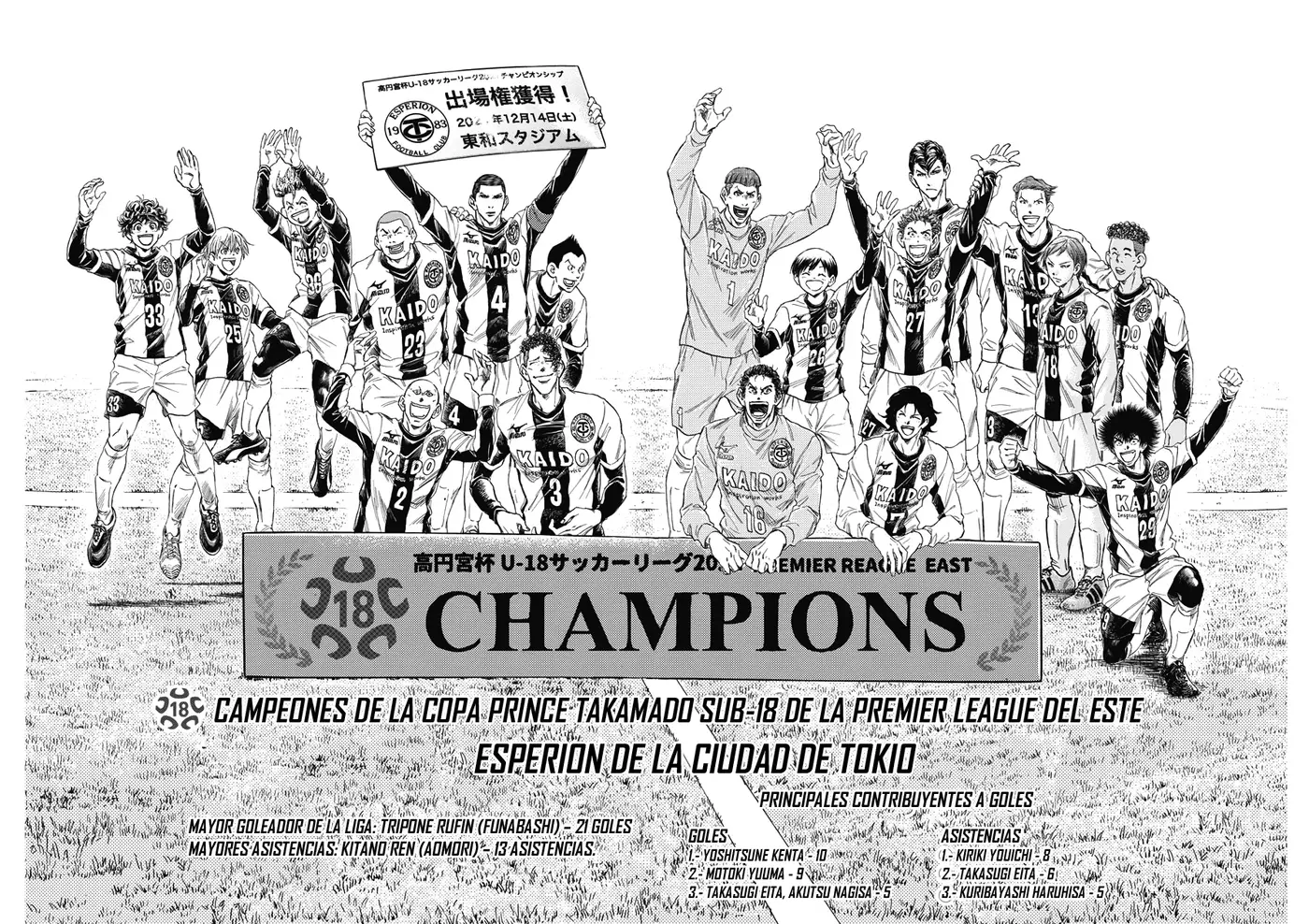 Ao ashi capítulo 280, página 19