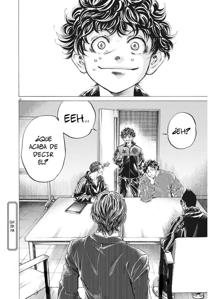 Ao ashi capítulo 281, página 19