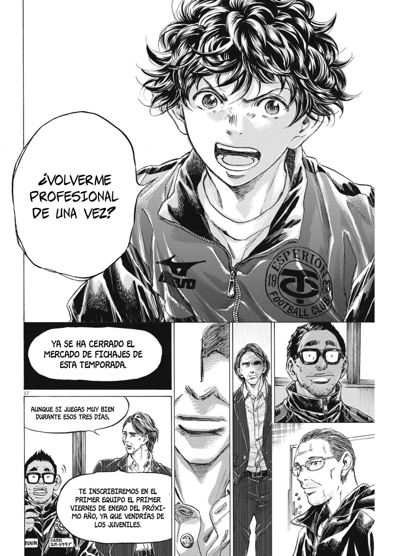 Ao ashi capítulo 282, página 18