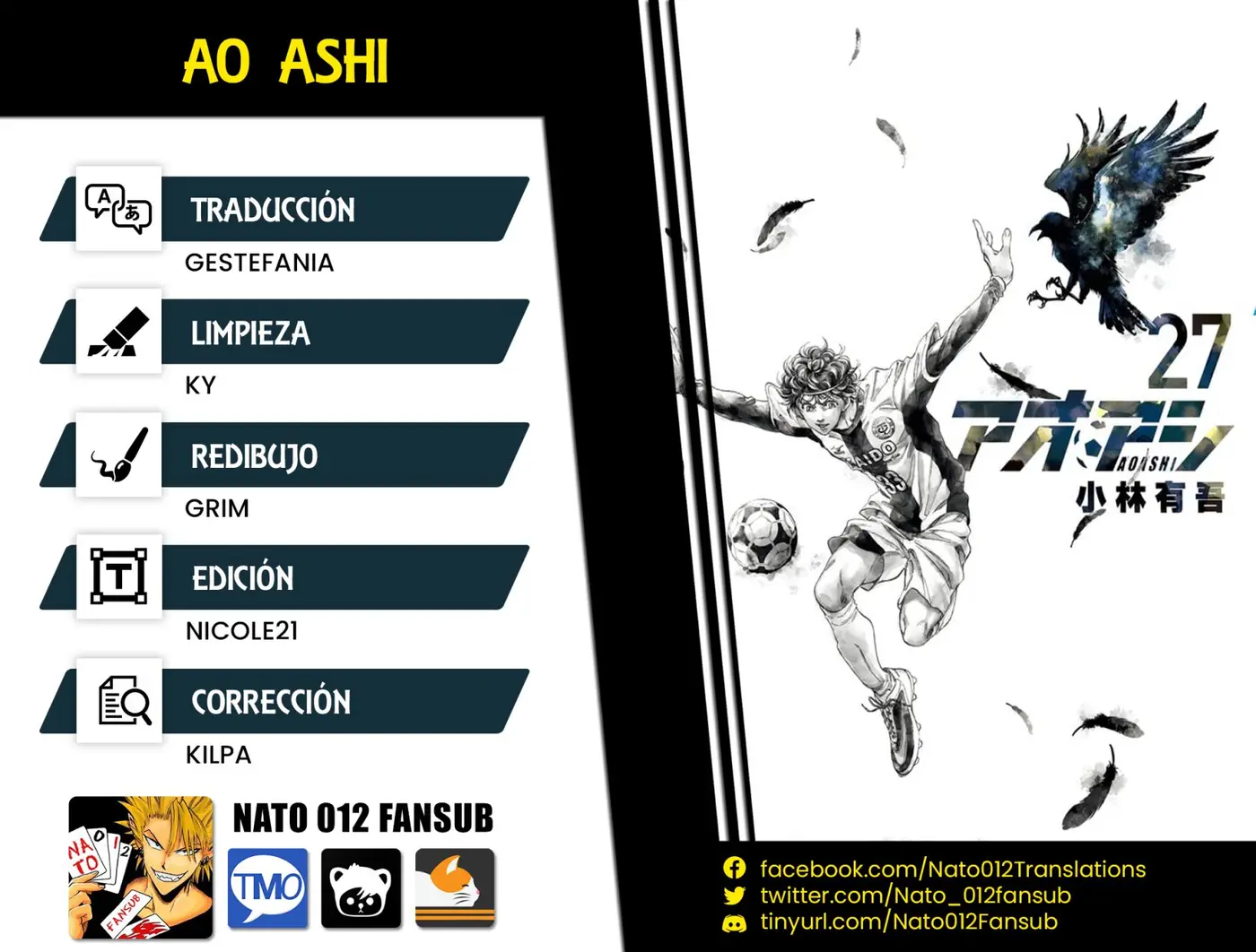 Ao ashi capítulo 283, página 1