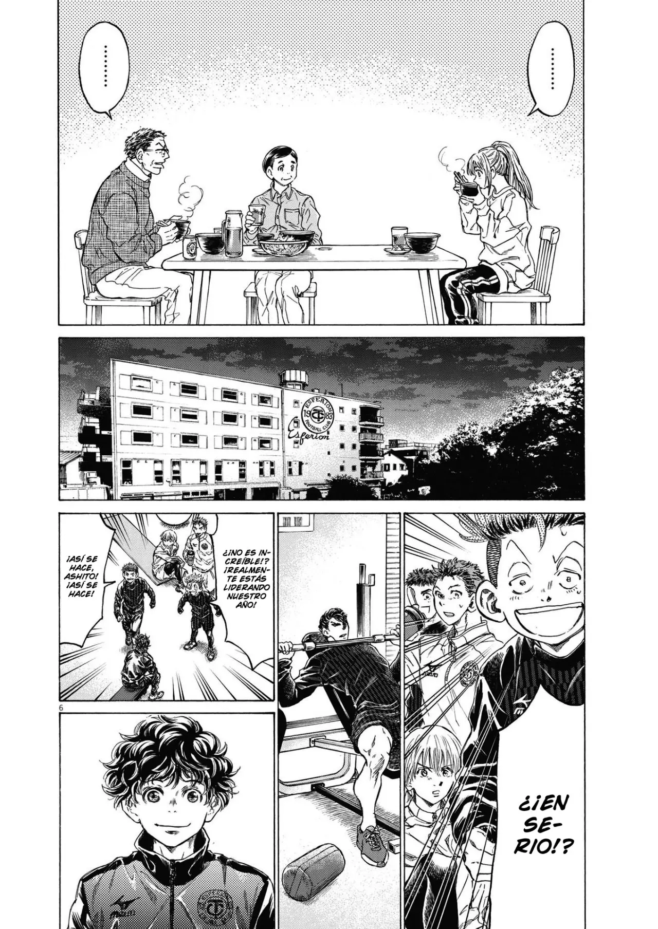 Ao ashi capítulo 283, página 7