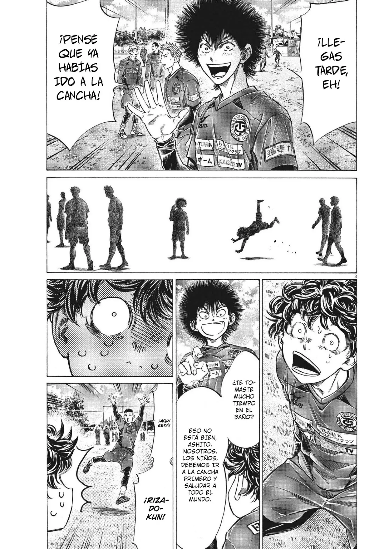 Ao ashi capítulo 284, página 4