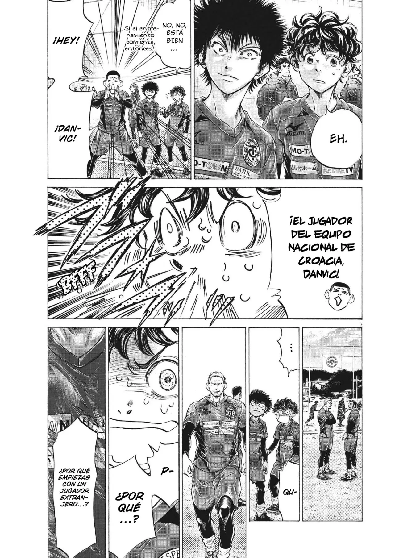 Ao ashi capítulo 284, página 8